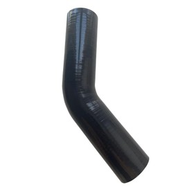 ID 2.5" 45 Degree Silicone Hose Elbow Coupler 6 inch (152.4mm) Leg Length Universal 4-Ply Reinforced Silicone Straight Turbo Pipe Elbow Intake Radiator Hose