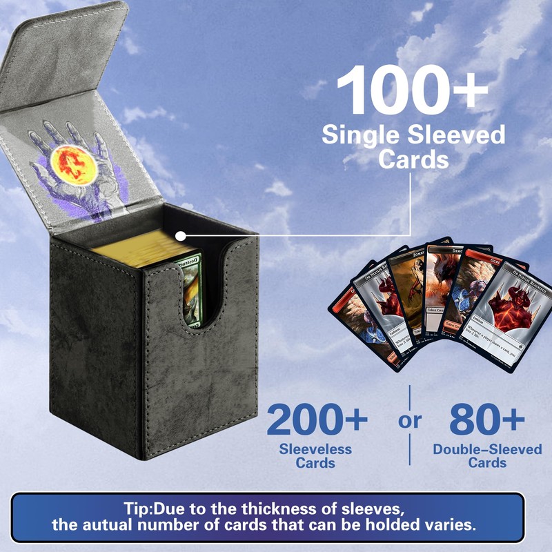 PROMAXIBINDER MTG Card Deck Box, Commander Deck Box Fits 100+