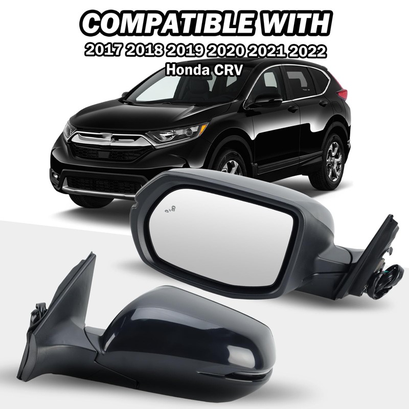 MOFOAP Driver Side Mirror For 2017-2022 Honda CRV Mirrors with
