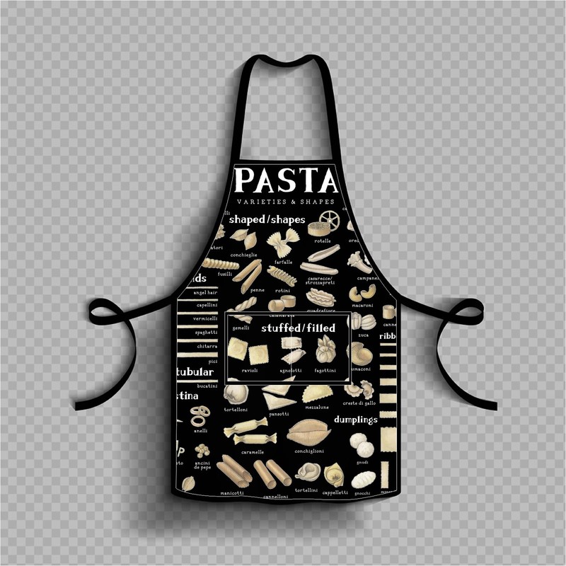 PLITI Pasta Chef Apron Italian Pasta Lovers Gift Spaghetti Gift