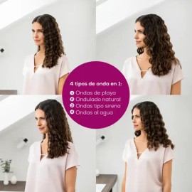 Ondulador Cabello Con Recubrimiento De Cerámica Ht65 Beurer Color Rosa                                                                                