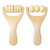 WELANE Wooden Massager Roller, 2 PCS Portable Massage Tools for