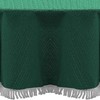 exklusiv-heimtextil garden table cloth with fringe, classic round, oval, square