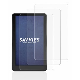 Savvies 6 Pack Screen Protector compatible with Garmin zumo XT Protection Film Clear