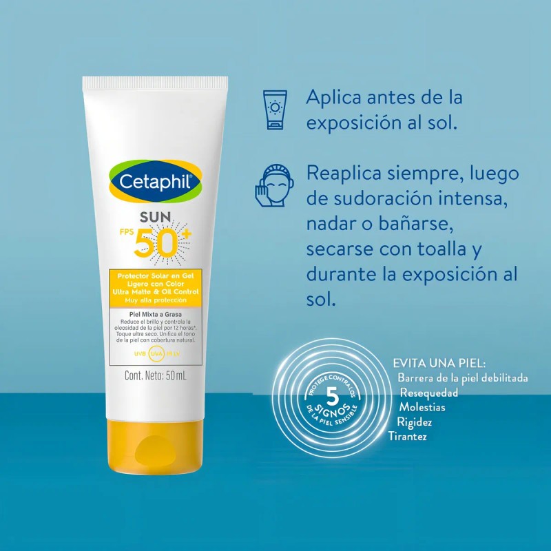 Cetaphil Protector Solar Facial Sun Gel 50ml