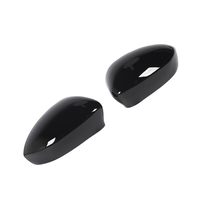 2 Pcs Door Side Rearview Mirror Cover Cap Left Right