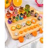 Kimfead Bread and Vegetable Cookie Cutter for Children, 26 Pieces,