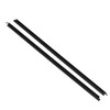 2Pcs Car Weatherstrip Window Seal 80821 01G00 Black Reliable Rugged