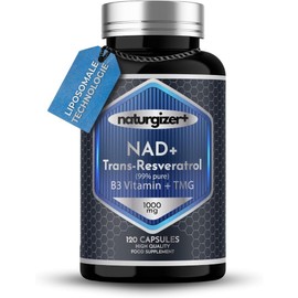NAD+ Resveratrol Niacinamide TMG 1000mg, 3 pieces / NAD+ 레스베라트롤 니아신아마이드 TMG 1000mg, 3개