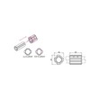 SUS (esuyuuesu) suraidokonekuta L GFJ – B29 4pc, 50-Pack
