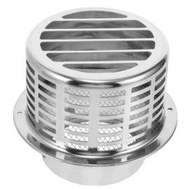 WHAMVOX Stainless Steel Exhaust Vent Cap for Outdoor Range Hood Rain Cover Wall Vent Efficient Airflow for Smoke Extraction and Easy to Clean