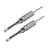 uxcell Square Hole Drill Bit, 1/4" High-Carbon Steel Hollow Chisel
