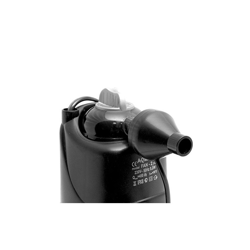 AQUAEL Internal Fan Filter Mini, Black