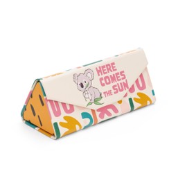 NICI Koala Foldable PU Hard Case 16 x 6.5 x 6.5 cm Colourful Glasses Case Glasses Box Sturdy Hard Case Practical Glasses Bag for Children and Adults