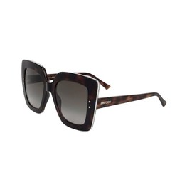 JIMMY CHOO Square Sunglasses Auri/G 086HA Havana 53mm
