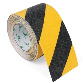 BOMEI PACK Anti Slip Safety Grip Tape,100mm x 10M Non Slip Stair Treads Hight Traction Grip Tape for Steps,Safety Non Skid Tape for Stair Steps,Indoor and Outdoor Use,Black and Yellow