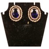 Touchstone Pendientes de diseño indio Bollywood artístico de gran tamaño,
