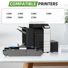 WX-107 WX107 Waste Toner Box Replacement for Konica Minolta Bizhub WX107 Waste Toner Container for C250i C300i C360i C450i C550i C650i C750i Printers (1 Pack)