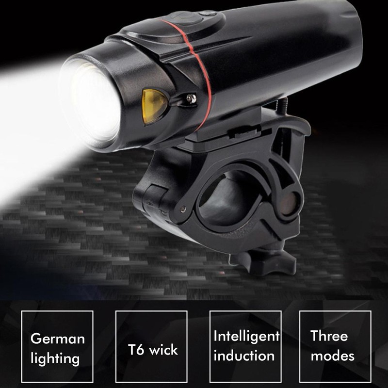 350 Lumen Bike Light Set USB Rechargeable Cycling Front and