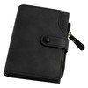 Men's Leather Wallet RFID Protection Wallet Large Bifold Wallet with