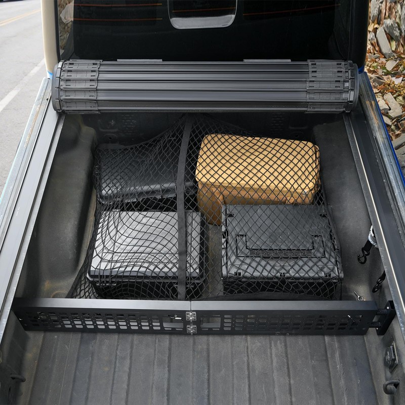 Truck Bed Divider with Cargo Net Compatible with 2020-2026 Jeep