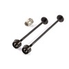 Pitlock Set 03 for Front and Rear Wheel Black