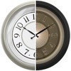 FOUNTAIN DESIGNS 18" Large Galaxy Luminous Atomic Clock with Night