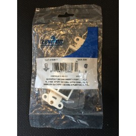 Leviton 41646-T QuickPort Decora Insert, 6-Port, Light Almond