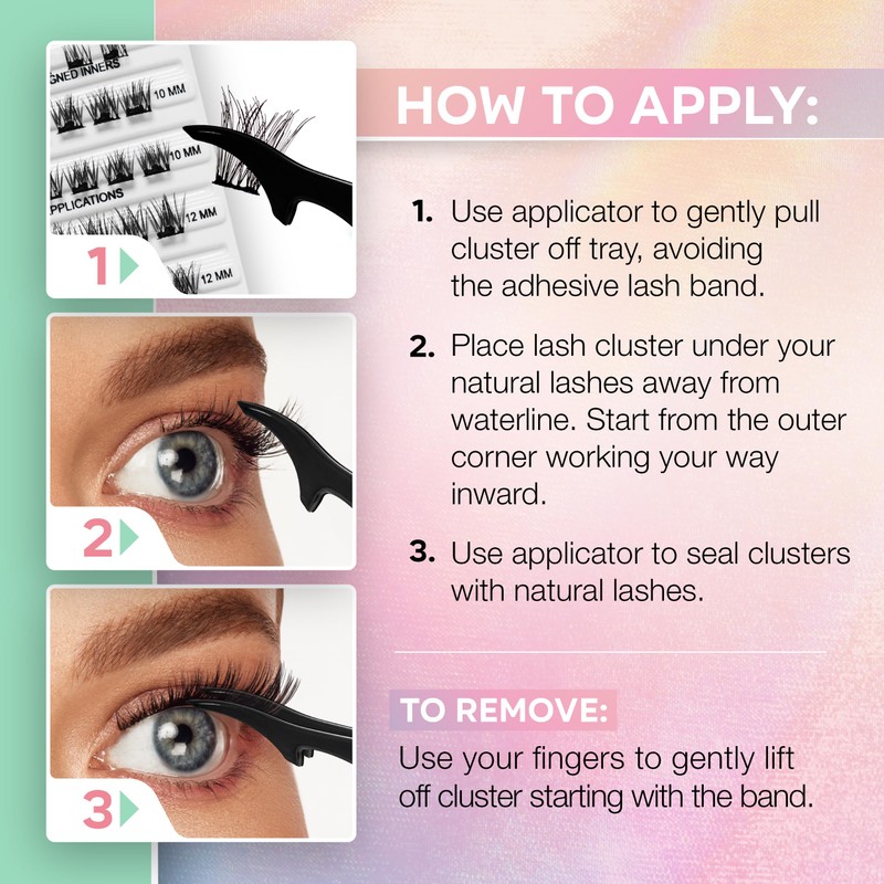 Ardell Active Press on DIY Lash Clusters, False Eyelashes, Individual