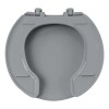 Asiento Con Tapa Redondo Gris Para Wc Exel Premium 92