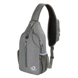 WATERFLY Mochila Cruzada Pecho Mochila Bandolera para Ciclismo Senderismo Viaje Casual Hombre y Mujer