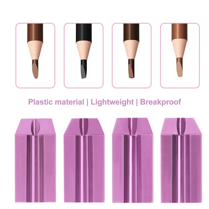 Eyebrow Pencil Sharpener, 4 In 1 Lightweight Makeup Sharpener, Eyebrow