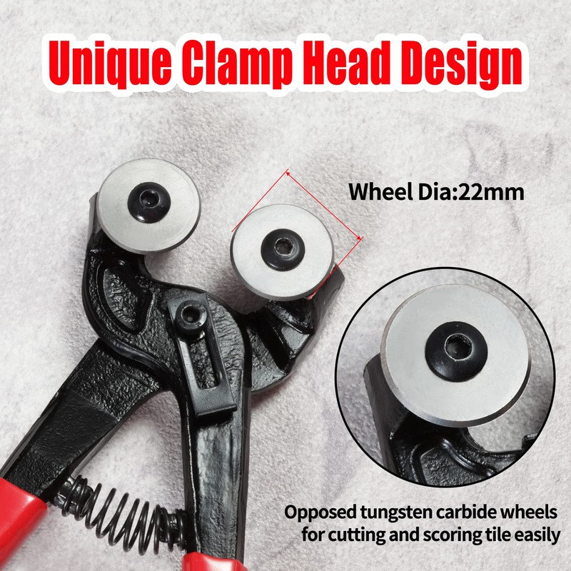 SPEEDWOX Glass Tile Nipper, Tile Cutter, Replacement Blades, Spare Replacement