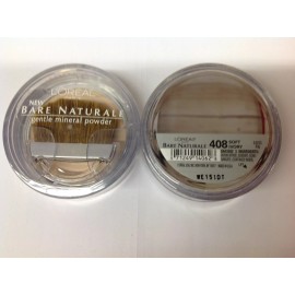 L'Oreal (LOT OF 4 ) L'Oreal Bare Naturale Gentle Mineral Face Powder Soft Ivory #408 New