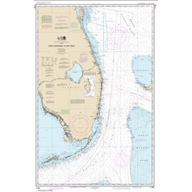 NOAA Chart 11460-Cape Canaveral to Key West - Water-Resistant - by East View Geospatial