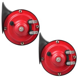 iplusmile 12v Electric Car Horn Train Horn Design Metal Construction Weather Resistant for Motorcycles Cars Scooters Boats