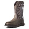 ARIAT BMVY9 Mens Groundwork Waterproof Work Boot Dark Brown/Bitter Brown