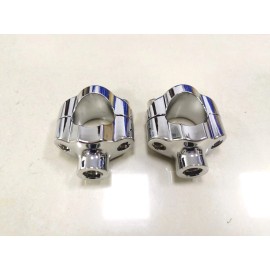 Unbranded 1-1/2'' Tall Risers 1-1/4'' Handlebars For Harley Softail FXSTC 06-UP Motorcycle