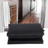 Black Portable Folding Bed Cover Furniture Dust Proof Protective Cover