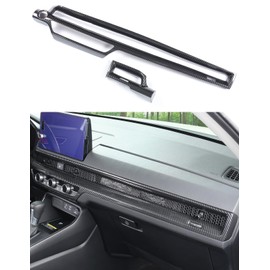 For Honda CRV 2023 2024 2025 Center Console Dashboard Trims, Sporty Interior Air Vent Decal Molding Trims for CR-V LX, EX, EX-L, Sport Hybrid, Sport-L Hybrid, Sport Touring Hybrid- Carbon Fiber Grain