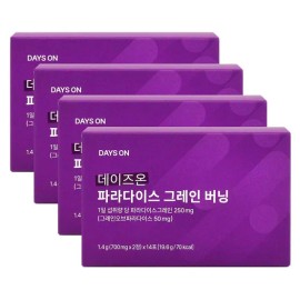 Days On Paradise Grain Burning 700mg / 데이즈온 파라다이스 그레인 버닝 700mgX2정X14포X4개