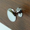 tooloflife 4 Pack Cabinet Knobs, Silver Round Cabinet Door Pull