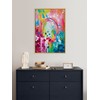 Kate and Laurel Sylvie Chasing Rainbows Framed Canvas Wall Art