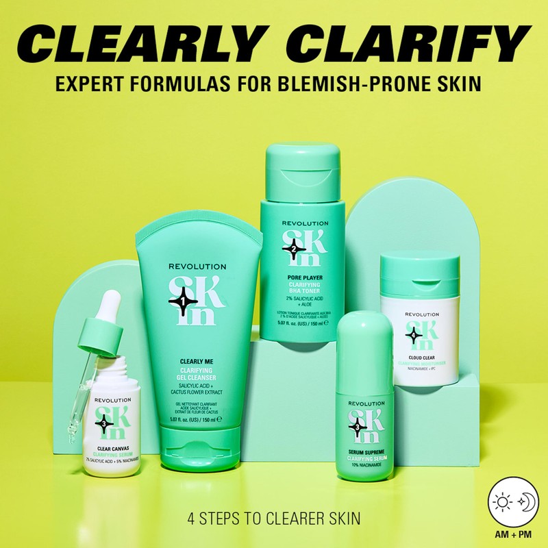 Revolution SKin, Clearly Clarify Starter Kit, Skincare Set for Blemish-Prone