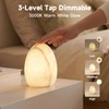 AUGE LIGHT Marble Touch Lamp, Cordless Rechargeable LED Night Light,