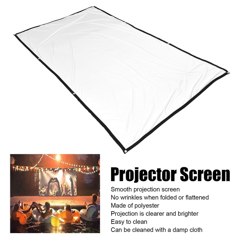 High Definition Projector Screen Foldable Portable Projection Mini Screen for