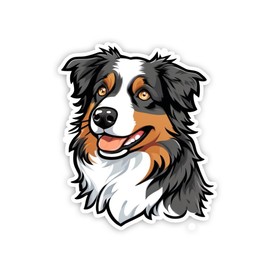 Australian Shepherd Dog Stickers | Dog Lover Animal Stickers Decal | for Car, Notebook, Water Bottle | 5 Inches