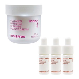 Innisfree Collagen Green Tea Ceramide Elasticity Barrier Cream 50ml+ / 이니스프리 콜라겐 그린티 세라마이드 탄력장벽 크림 50ml+