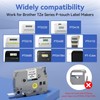 3pack 12mm 0.47 TZe TZ Tape Laminated White Label Maker