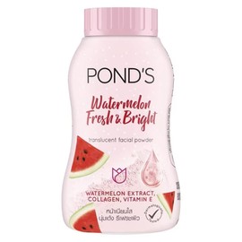 POND'S Watermelon Fresh & Bright Translucent Facial Powder For All Skin Types, 50 Gm, Rose